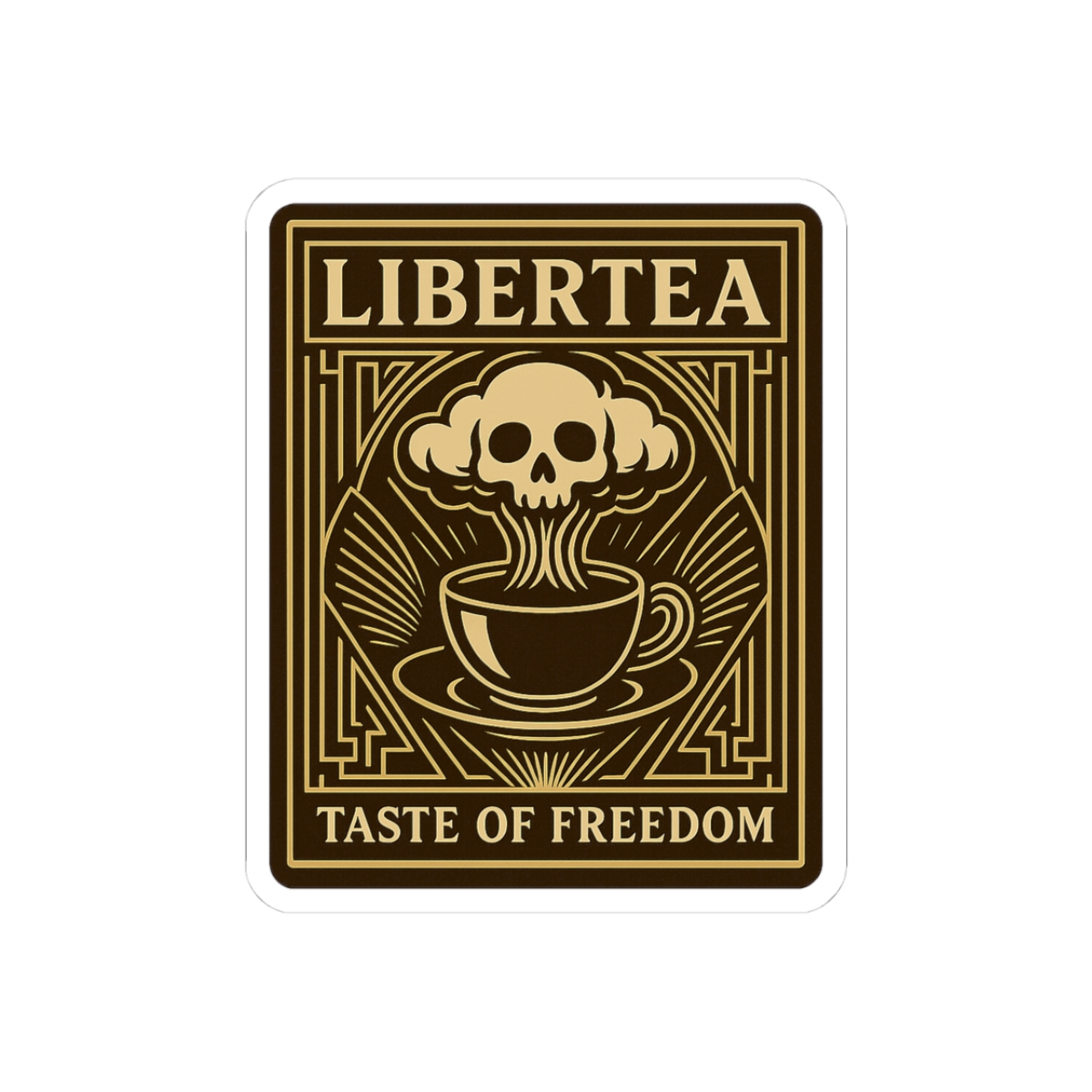 Libertea Funny Gaming Pun Sticker - Official stickers merchandise
