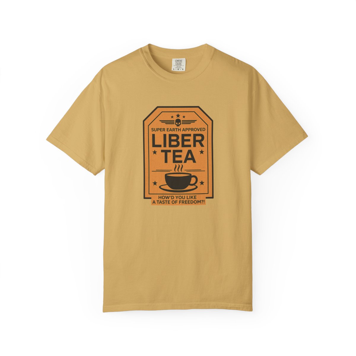 Helldivers LiberTea Democracy Pun T-Shirt - Official t-shirts merchandise
