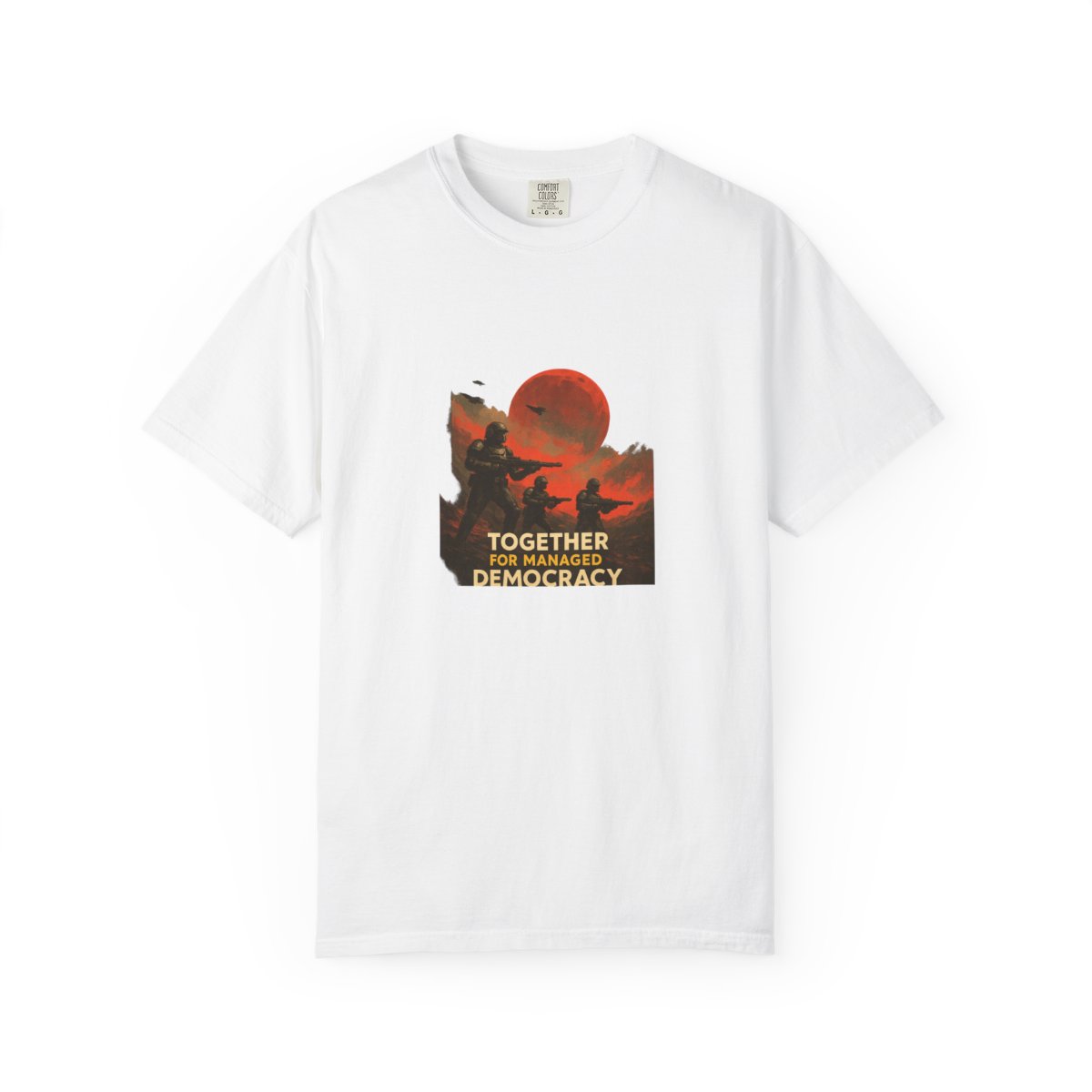Helldivers 2 Managed Democracy T-Shirt - Official t-shirts merchandise