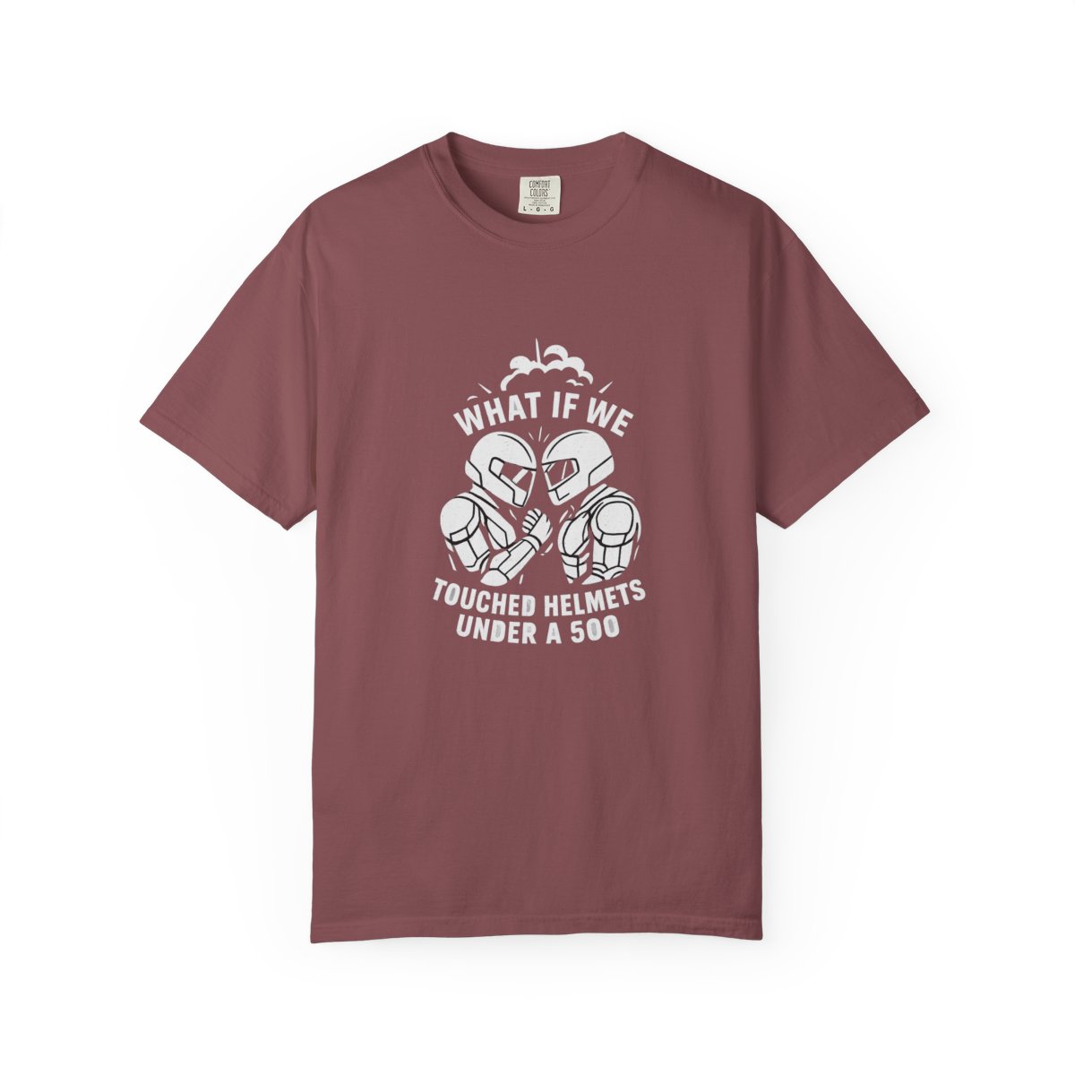 What If We Touched Helmets Under 500 Adventure T-Shirt - Official t-shirts merchandise