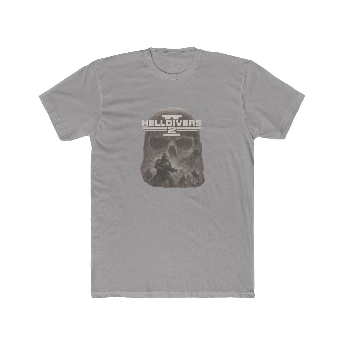Helldivers 2 Grayscale Gamer T-Shirt - Official t-shirts merchandise