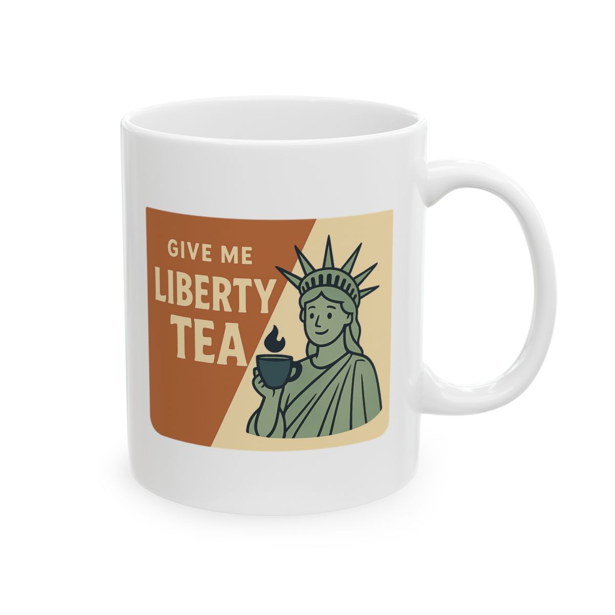 Liber Tea Liberty Pun | Patriot Coffee Mug, Freedom Tea Cup, Funny Pun Gift - Official mugs merchandise