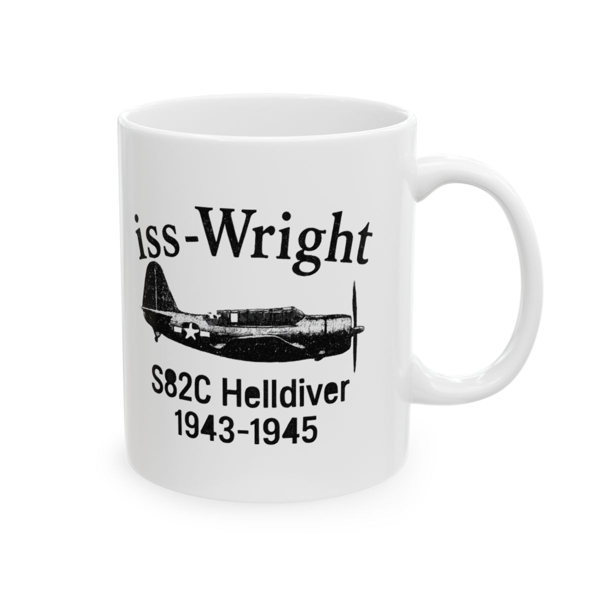 SB2C Helldiver Dive Bomber | WWII Aviation Mug, Pilot Coffee Cup, Warbird Gift - Official mugs merchandise