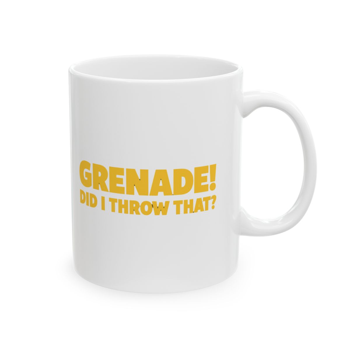 Grenade Did I Throw That | Funny Coffee Mug, Explosive Humor Cup, Chaos Gift - Official mugs merchandise