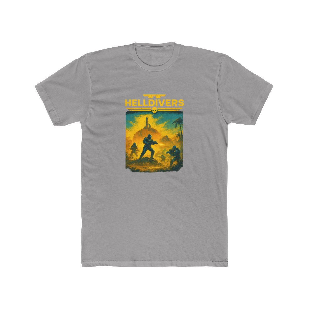 Helldivers 2 Sony Playstation Video Game Group Key T-Shirt - Official t-shirts merchandise