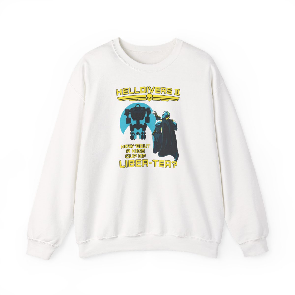 Helldivers Cup of Liber-tea Heavy Blend™ Crewneck - Official sweatshirts merchandise