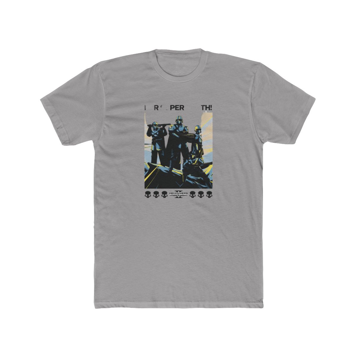 Helldivers for Democracy Ultra Cotton T Shirt Tee - Official t-shirts merchandise