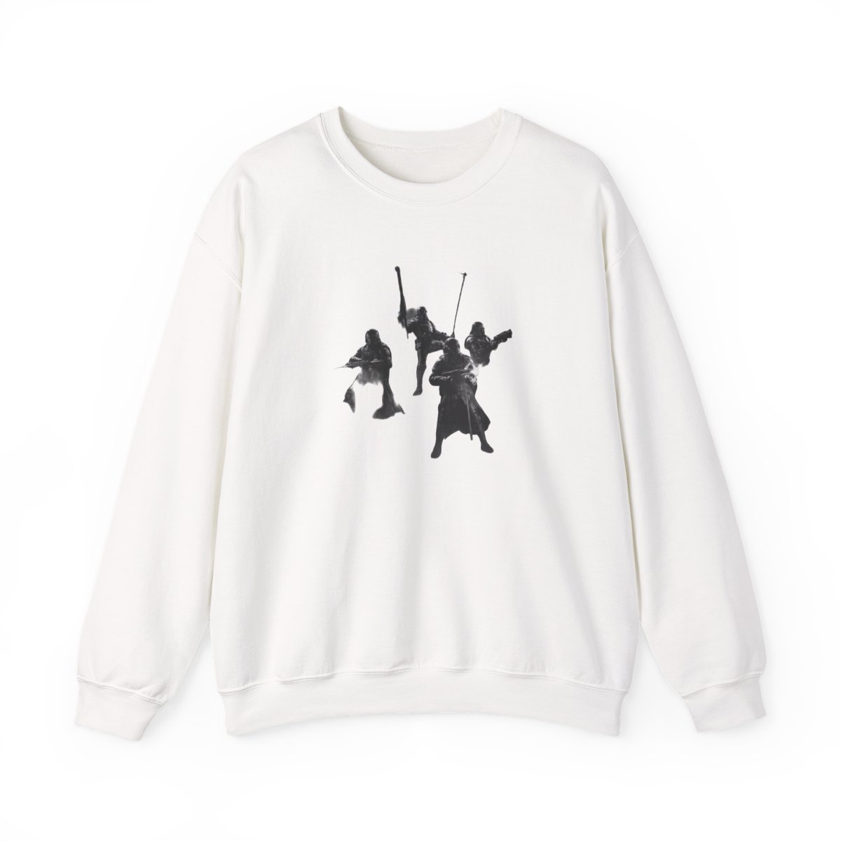 Helldivers Grayscale Game Heavy Blend™ Crewneck - Official sweatshirts merchandise