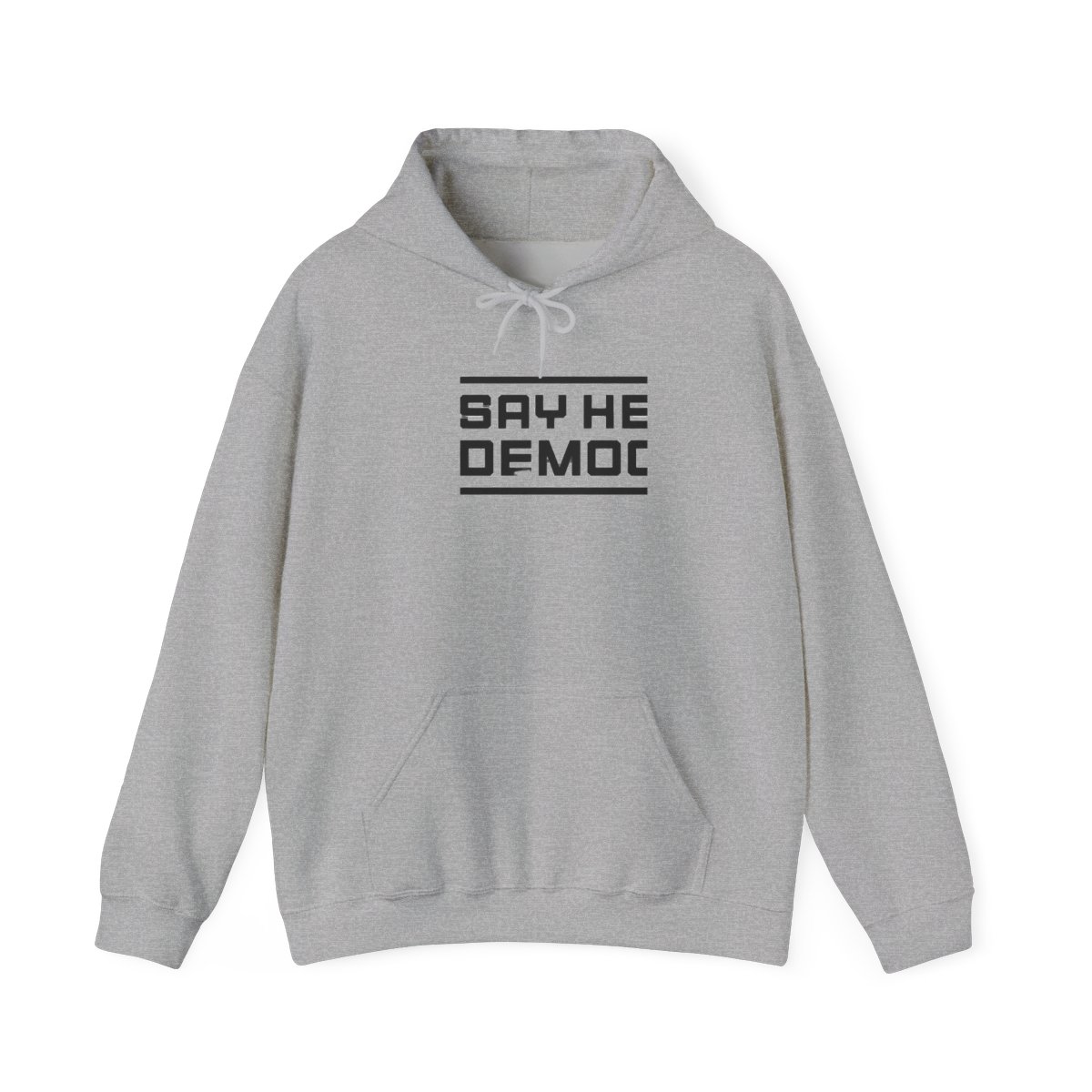 Helldivers Hello to Democracy Three-Panel Fleece Hoodie - Official hoodies merchandise