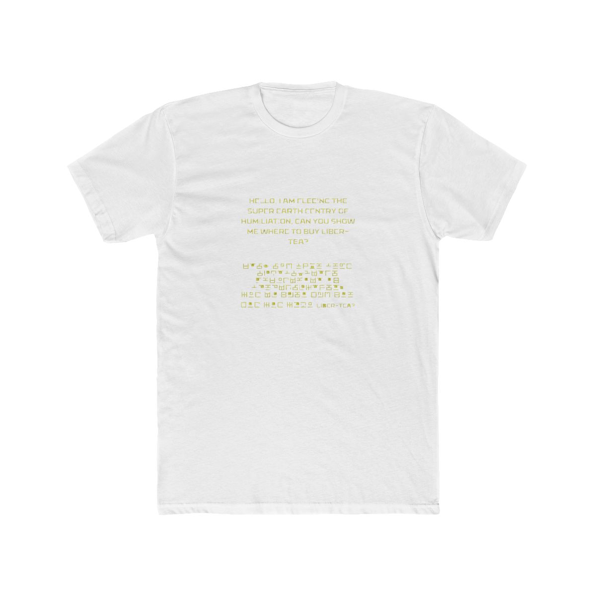 Super Earth Century of Humiliation Yellow T Shirt - Official t-shirts merchandise