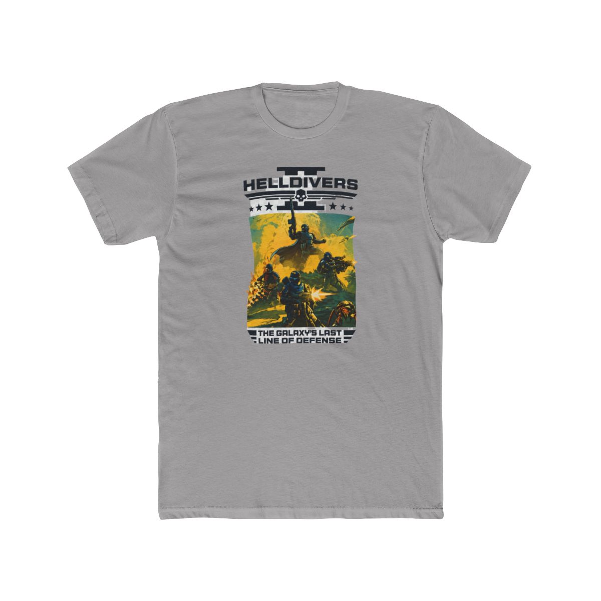 Helldivers 2he Galays Last Line of Offence Video G T Shirt - Official t-shirts merchandise