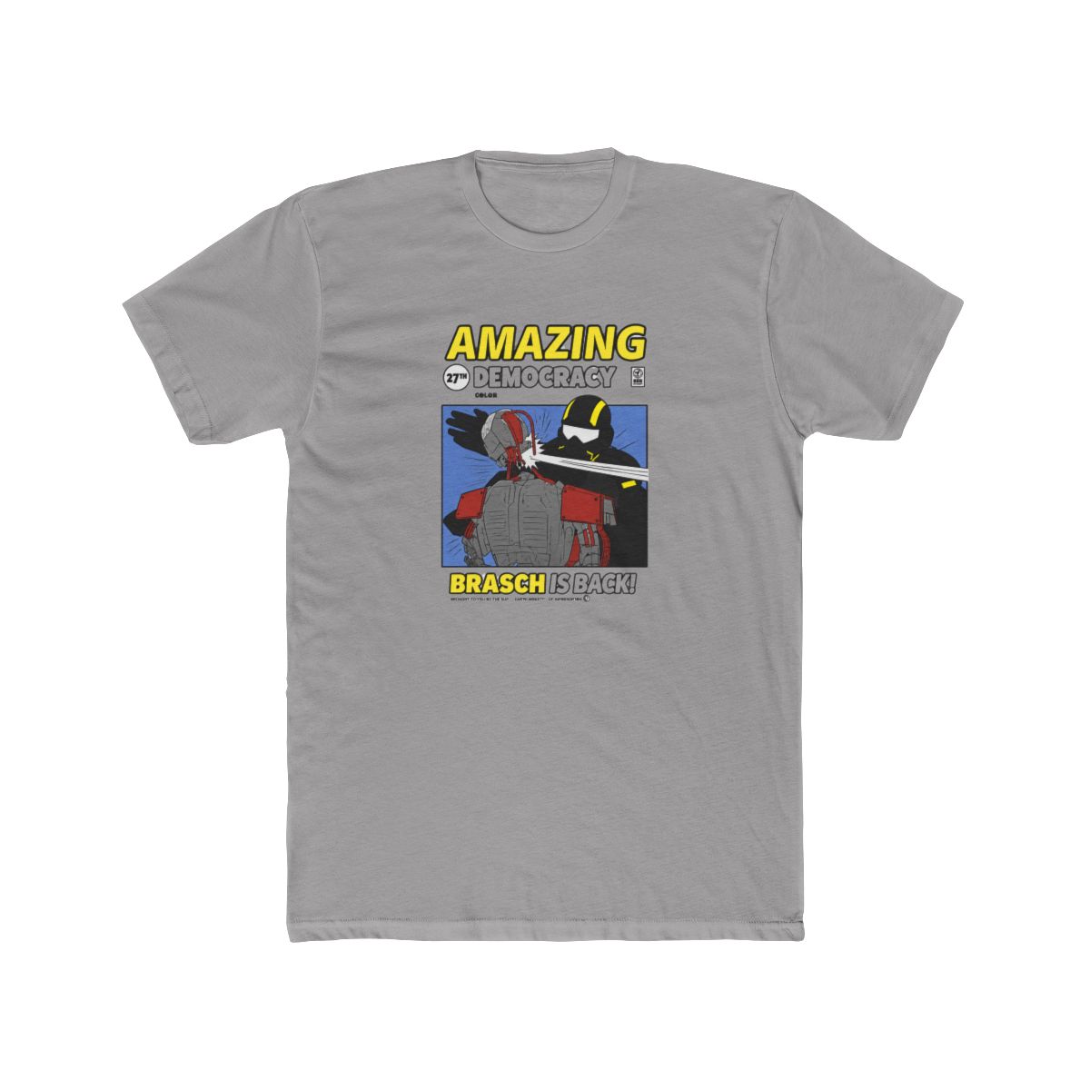 Amazing Democracy Brasch Is Back Sci-Fi Satire T Shirt - Funny Political Graphic - Official t-shirts merchandise